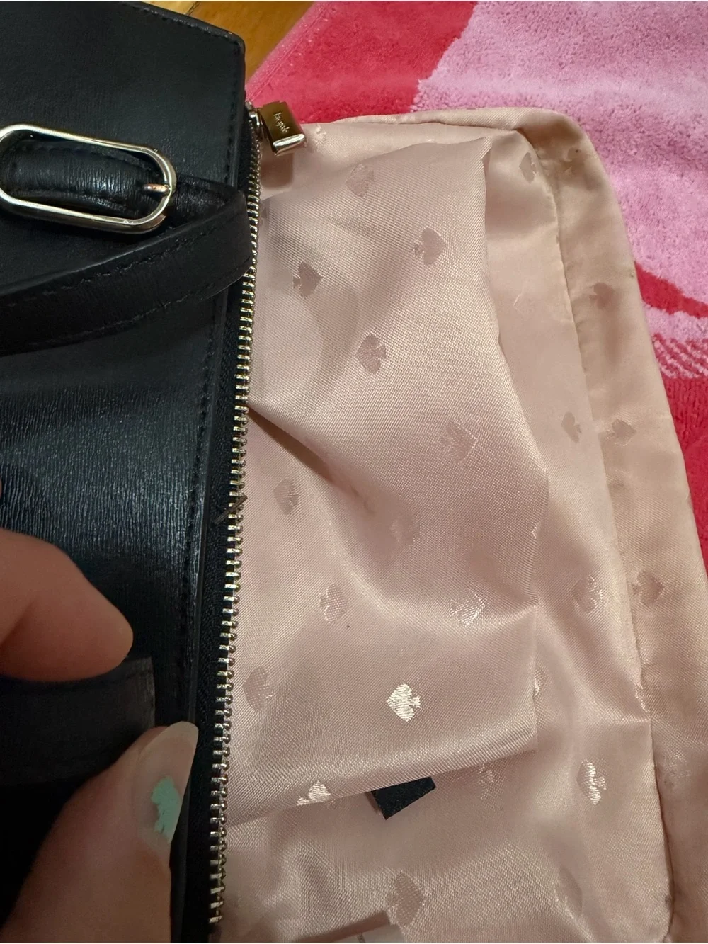 kate spade Black Saffiano Mini Satchel